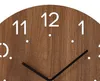 MPM-Quality Wanduhr Dotted Holz Braun Ø 300 mm schleichende Produktbild-Vorschau 3