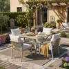Garten-Essgruppe 5-teilig, Sitzgruppe mit WPC-Tischplatte & Produktbild-Vorschau 4