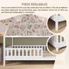 Crazy Pine Lit cabane 100x200 cm - Lit d'enfant en blanc - Voir les images du produit 4