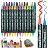 Acrylstifte, 26 Farben Marker Stifte, Doppelspitzen Stifte Produktbild-Vorschau 4
