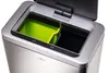 DURABLE Sensor Abfalleimer NO TOUCH DUO 2x20l silber Náhľad obrázku produktu 3