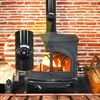 Alu Kamin Ofen Thermometer Magnetisch Temperaturanzeige Holz Ofenrohr Rauchrohr 