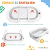 moovkee Babybadewanne mit Gestell 80cm Grau Faltbar mit Produktbild-Vorschau 7