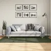 Rug HUARTE Green 100 x 200 cm 100% Polyester Plat Productafbeelding-voorbeeld 2