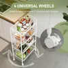 Servierwagen, Küchenwagen, 4-stöckiger Rollwagen, Produktbild-Vorschau 3