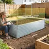 Outsunny Hochbeet aus verzinktem Stahl 2er Set 180 x 90 x Produktbild-Vorschau 3