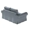 Dekoria Bezug für Backabro 2-Sitzer Sofa ausklappbar, grau, Produktbild-Vorschau 2