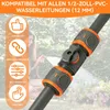 3er Set Gartenschlauchverbinder mit Regulierventil, Produktbild-Vorschau 6