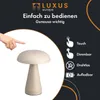 Luxe - Lampe à poser Touch - Sofia - Taupe - H21 x Ø16 Voir les images du produit 2