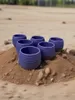 Zestaw 6 okrągłych doniczek Cactus w kolorze fioletowym, 10 Podgląd zdjęcia produktu 6