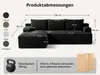 GLP 238 cm Modulares Sofa, Ecksofa mit Recamiere links Produktbild-Vorschau 3