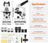 Microscope composé binoculaire SucceBuy, grossissement 40 à Voir les images du produit 2