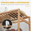 HOMCOM Kleiderständer Garderobenständer mit Kleiderstange, Produktbild-Vorschau 7