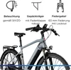 Zündapp Z810 E Bike Trekkingrad 28 Zoll grau 52 cm Produktbild-Vorschau 5