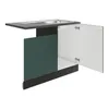 Optifit Spülenschrank inkl Spüle Geschirrspülerblende für Produktbild-Vorschau 3