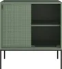 Credenza 'Eidsvoll' con vetro rigato 80x45x85cm Verde Anteprima dell’immagine prodotto 7