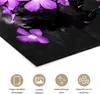 MuchoWow® Poster Blumen - Lila - Schwarz - Weiß 60x90 cm - Produktbild-Vorschau 2