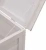vidaXL Záhradná truhlica biela 50x49x56,5 cm Masívne Náhľad obrázku produktu 7