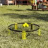 SPORTNOW Roundnet Set Spieleset mit Spielnetz 3 Bällen Produktbild-Vorschau 9