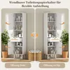 Armoire de salle de bain Merax de 166 cm avec portes en Voir les images du produit 8