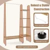 A product image showcasing a clothing rack with shelves, highlighting its construction features. Produktbild-Vorschau