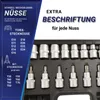Bituxx Torx-Bit Torx-Stecknuss Satz 16tlg, schwarz, Produktbild-Vorschau 3