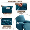Relaxsessel Sesselbezug Stretch Samt Liegestuhlbezug mit Produktbild-Vorschau 4
