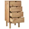A wooden chest of drawers on a white background. Anteprima dell’immagine prodotto