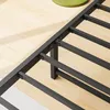 okwish čalouněná kovová postel 90x200 cm s roštem, USB Náhled obrázku produktu 5