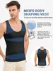 2X Männer Body Shaper Schlankheits Bauch Weste Kompression Produktbild-Vorschau 4