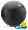 Meteor Gymnastikball 65 cm Schwarz, Anti-Burst Fitnessball Produktbild-Vorschau 9