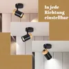 ZMH Deckenleuchte Holz Deckenstrahler 1 Flammig GU10 Produktbild-Vorschau 4