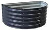 osoltus Hochbeet Gartenbeet Pflanzbeet halbrund aus Metall Produktbild-Vorschau 1