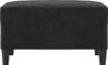 vidaXL Fußhocker Schwarz 70x55x41 cm Samt Produktbild-Vorschau 3