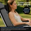 Lettino pieghevole ELONEO con cuscino premium, lettino Anteprima dell’immagine prodotto 9