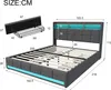 ProximaX Bett 180×200 cm mit Stoffbezug, 4 Schublade, USB- Produktbild-Vorschau 8