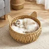PawHut kattenbed, rieten kattenhol, kattenmand met Productafbeelding-voorbeeld 2