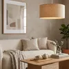Hängeleuchte JUTA aus Jute in Beige Ø40 cm 1-flammig E27 Produktbild-Vorschau 8