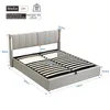 A diagram of a bed with dimensions and specifications. Náhled obrázku produktu