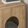 vidaXL Domek dla kota rękodzieło dąb 42,5 x 40 x 53 cm Podgląd zdjęcia produktu 4