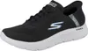 A black Skechers Slip-Ins Go Walk Flex sneaker is shown from a side angle against a white background. Anteprima dell’immagine prodotto