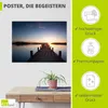 ARTland Poster Sonnenstrahlen - Sonnenuntergang Größe: Produktbild-Vorschau 2