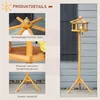 Vogelhaus mit Ständer – Attraktives Vogelfutterhaus aus Produktbild-Vorschau 6