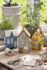 LS-LebenStil Teelichthaus Lichterhaus Nyhavn 19cm Gelb Produktbild-Vorschau 5