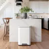 EKO - Madison Treteimer 50 Liter - Stainless Steel Plastic  Produktbild-Vorschau 8