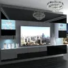 BELINI Wohnwand Vollausstattung Wohnzimmer-Set Moderne Produktbild-Vorschau 2