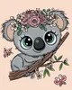 Diamondi - Diamond painting - NIEDLICHER KOALA AUF EINEM Produktbild-Vorschau 1