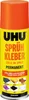 UHU Sprühkleber 46745 500ml Dose transparent Produktbild-Vorschau 5