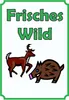 Frisches Wild Schild Hochkant A6 (105x148mm) Produktbild-Vorschau 1