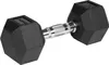 Rebel ACTIVE Rubber-coated cast iron dumbbells 2x9 kg Náhľad obrázku produktu 3